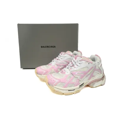 Uabat Balenciaga 7th Runner White Pink 677403W3RB39059 02