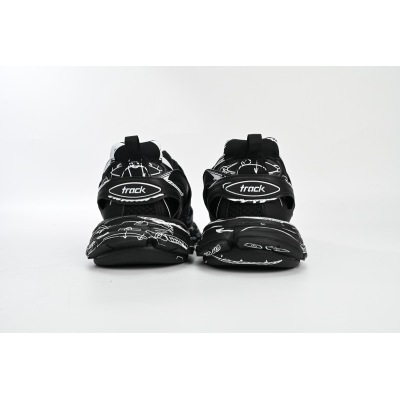 PKGoden Balenciaga  3rd Tess S.Black Black-And-White Painting 542023 W3SR2 2315