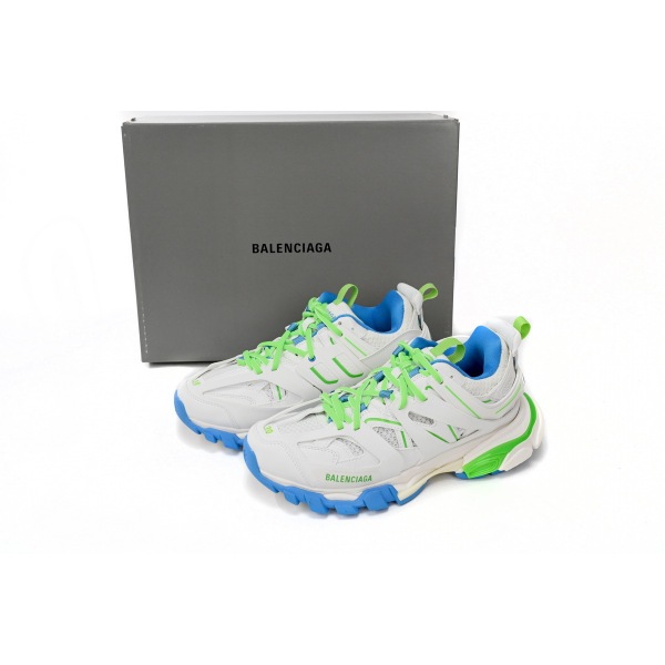 PKGoden Balenciaga  3rd Tess S.Green, White, and Blue 542436 W2BC3 0285