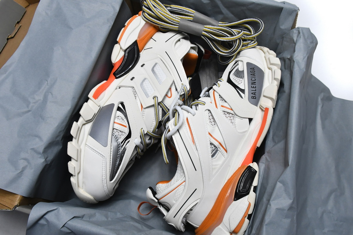 PKGoden Balenciaga  3rd Tess S. White Orange Black 542436 W1GB1 9059