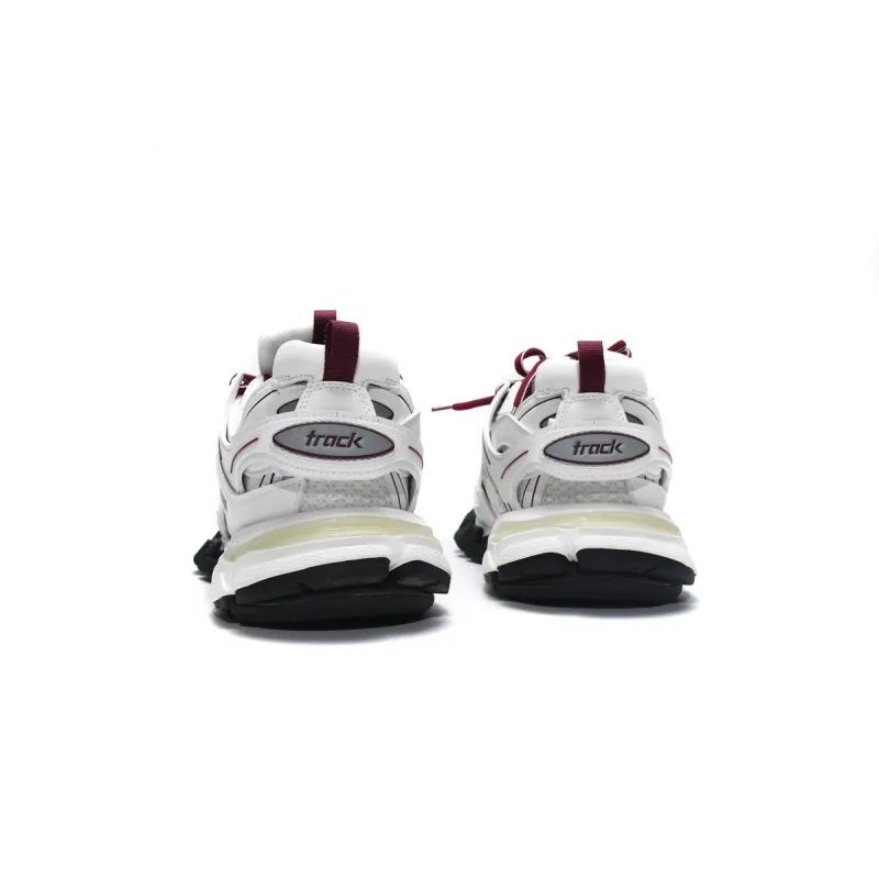Uabat Balenciaga  3rd Tess S. White Claret Red 542436 W1JH 1915