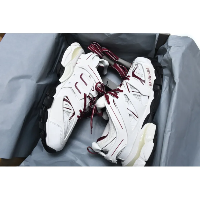 Uabat Balenciaga  3rd Tess S. White Claret Red 542436 W1JH 1915