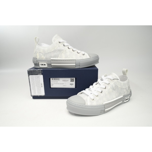 LJR Dior B23 HT Oblique Low Rank Silver Gray