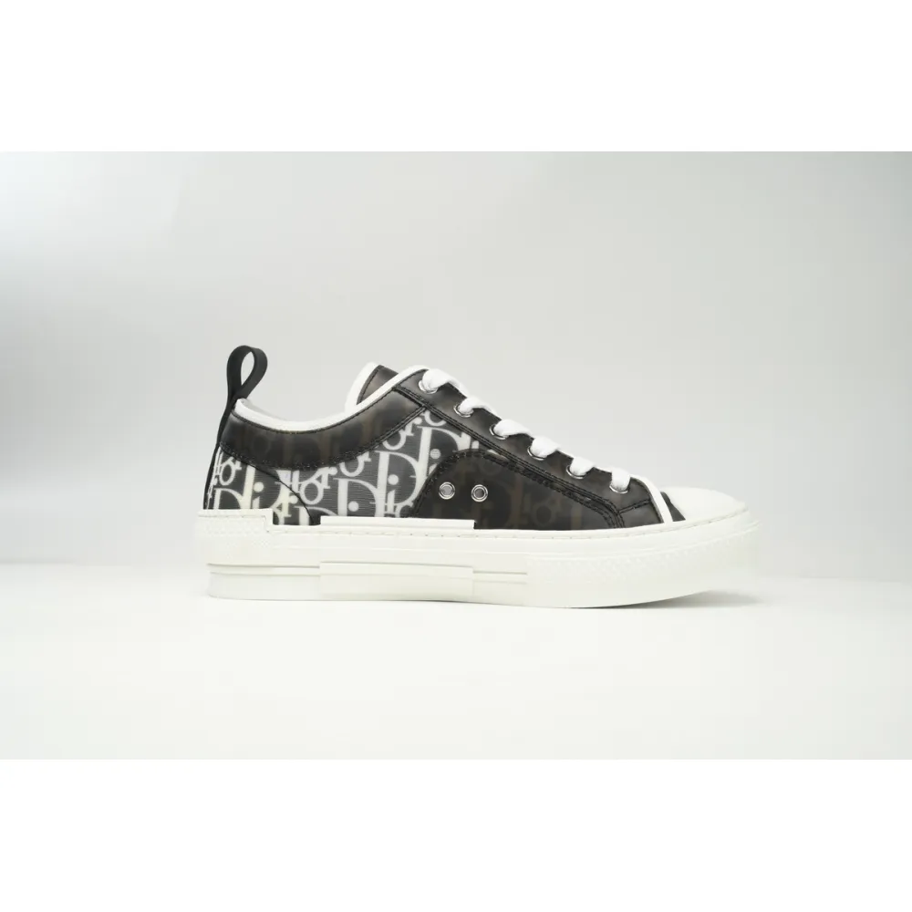 Uabat Dior B23 HT Oblique Transparency Low Bang Black and White