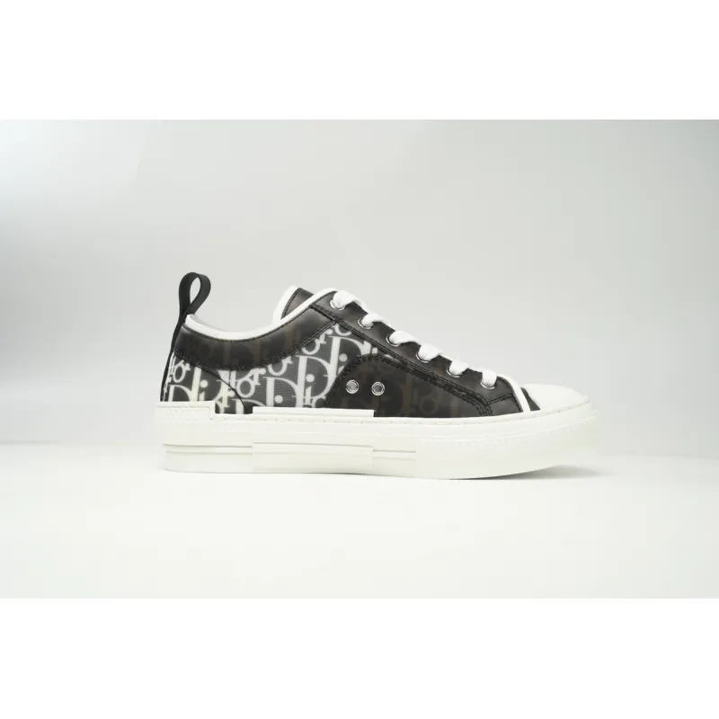 Uabat Dior B23 HT Oblique Transparency Low Bang Black and White