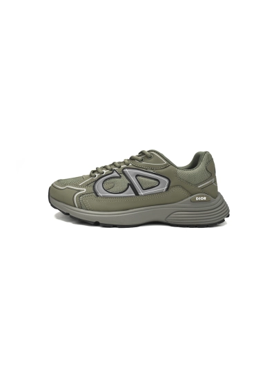 PKGoden  Dior B30 Light Grey Sneakers Olive Color 01