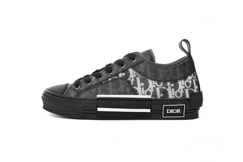 PKGoden  Dior B23 HT Oblique Transparency Low H565 White Black