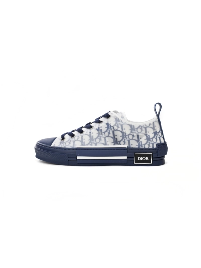 PKGoden  Dior B23 HT Oblique Transparency LOW T00962H565 White Blue 01