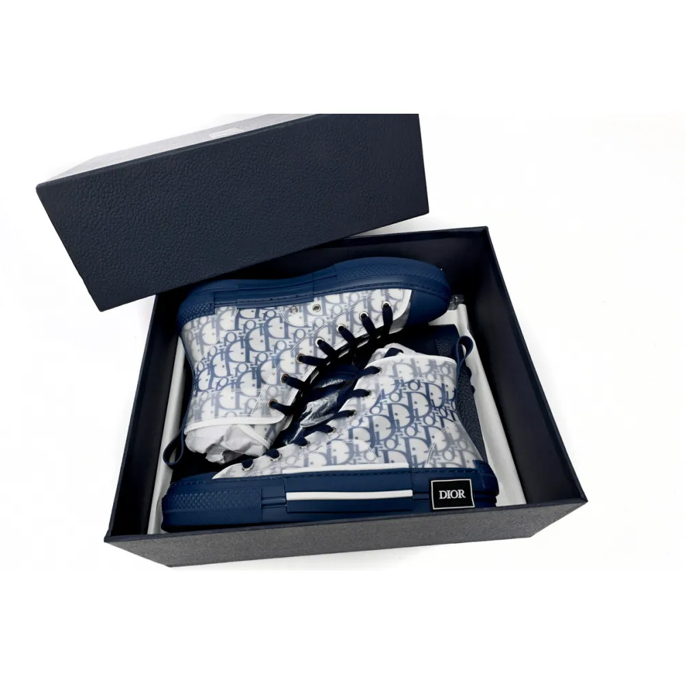 Uabat Dior B23 HT Oblique Transparency HIGH T00962H565 White Blue