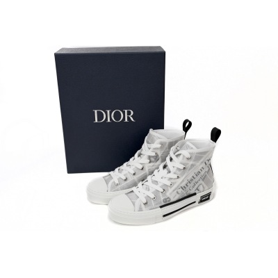 LJR Dior B23 Oblique Transparency High H565 White Black 02