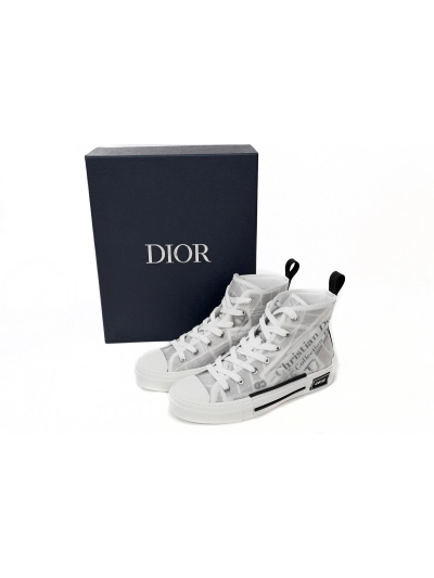 PKGoden  Dior B23 Oblique Transparency High H565 White Black 02