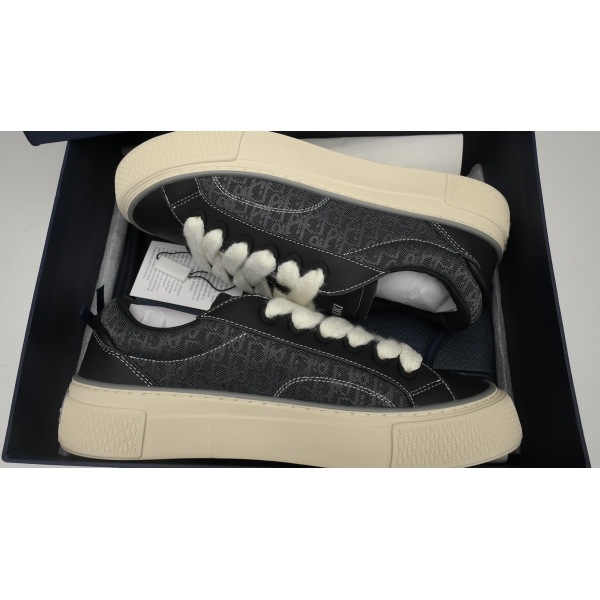 LJR Dior B33 Denim Tears Sneakers Release Black  3SN272 ZIR1 6536