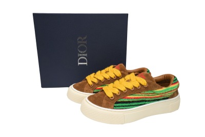 PKGoden  Dior B33 Denim Tears Sneakers Release Brown Stripe 3SN272 ZIR1 6536 02