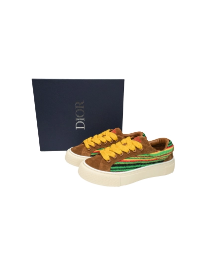 PKGoden  Dior B33 Denim Tears Sneakers Release Brown Stripe 3SN272 ZIR1 6536 02