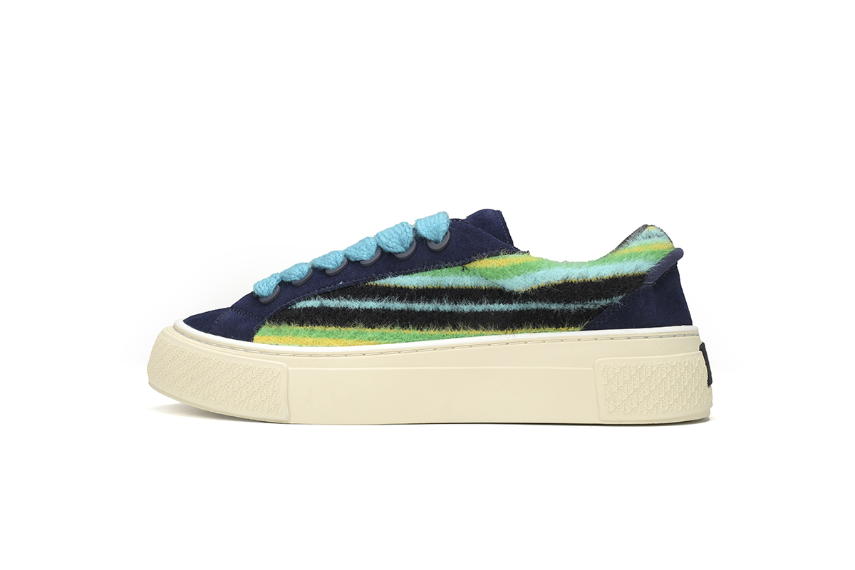 LJR Dior B33 Denim Tears Sneakers Release Navy Dlue Stripes 3SN272 ZIR1 6536
