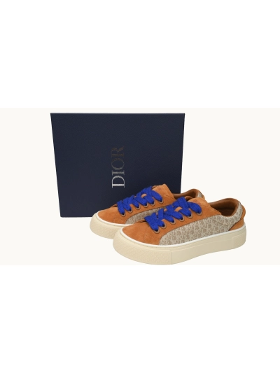 PKGoden  Dior B33 Denim Tears Sneakers Release Brown Blue 3SN272 ZIR1 6536 02