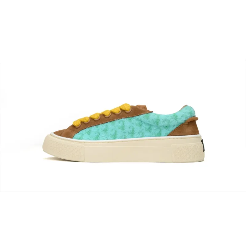 PKGoden  Dior B33 Denim Tears Sneakers Release Brown Green  3SN272 ZIR1 6536
