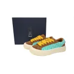 PKGoden  Dior B33 Denim Tears Sneakers Release Brown Green  3SN272 ZIR1 6536