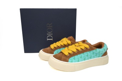 PKGoden  Dior B33 Denim Tears Sneakers Release Brown Green  3SN272 ZIR1 6536 02