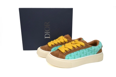 PKGoden  Dior B33 Denim Tears Sneakers Release Brown Green  3SN272 ZIR1 6536 02