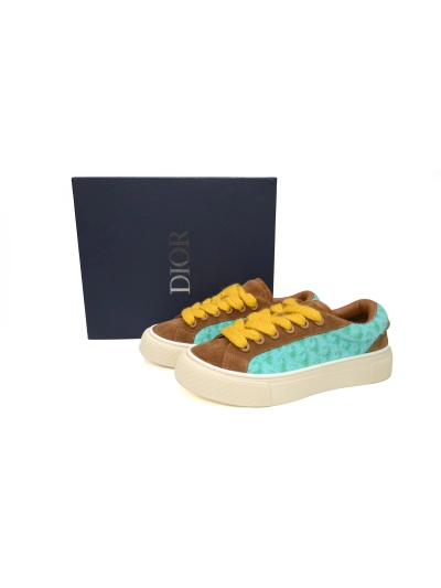 PKGoden  Dior B33 Denim Tears Sneakers Release Brown Green  3SN272 ZIR1 6536 02