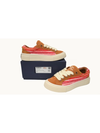 PKGoden  Dior B33 Denim Tears Sneakers Release Brown Red Stripes  3SN272 ZIR1 6536 02