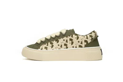 PKGoden  Dior B33 Denim Tears Sneakers Release Khaki Embroidery  3SN272 ZIR1 6536 01