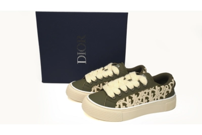 PKGoden  Dior B33 Denim Tears Sneakers Release Khaki Embroidery  3SN272 ZIR1 6536 02
