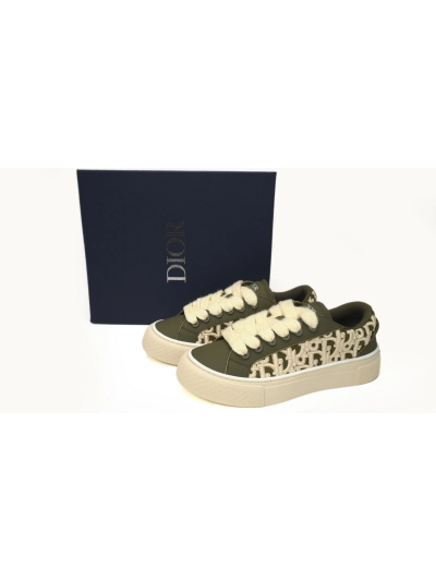 PKGoden  Dior B33 Denim Tears Sneakers Release Khaki Embroidery  3SN272 ZIR1 6536 02