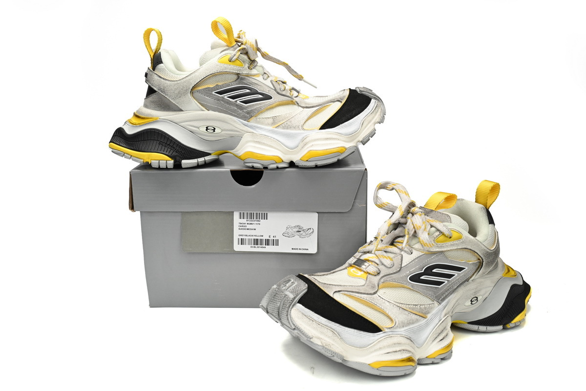 PKGoden  Balenciaga 11th CARGO White yellow silver 784339-W2MV1-1170