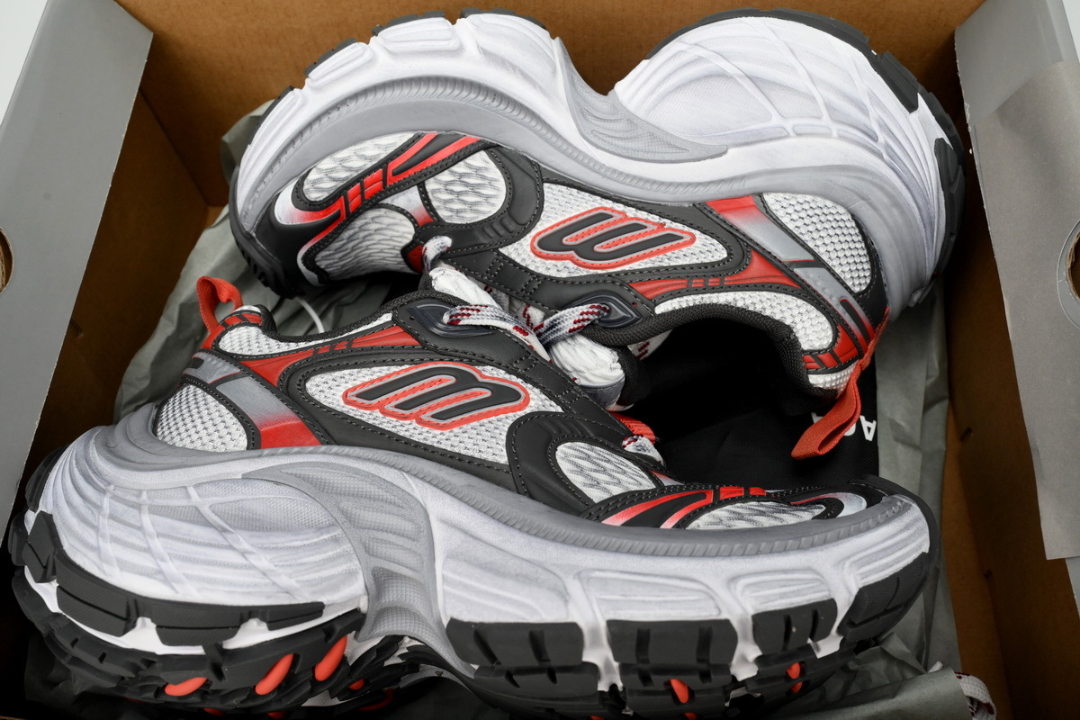  Perfectkicks Balenciaga 12th White Gray Black Grey Black Red 784342 W2MV2 0311