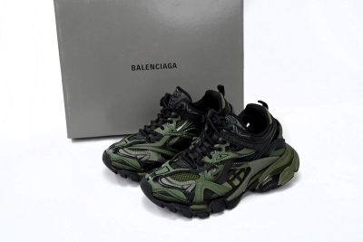 PKGoden  Balenciaga 4th Track 2 Sneaker Military Black 568614 W3AE1 2311 02