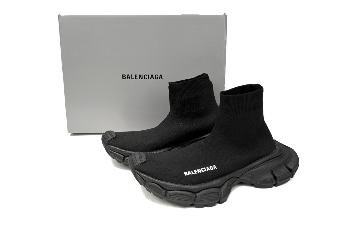 PKGoden  Balenciaga socks Sneaker Purple Black Black 758429 W2DG1 1010