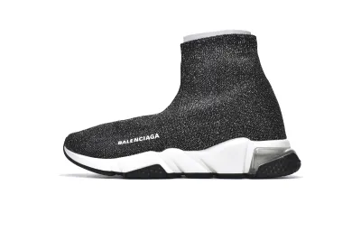 PKGoden  Balenciaga socks Sneaker Speed Trainer Silver 01