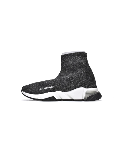 PKGoden  Balenciaga socks Sneaker Speed Trainer Silver 01