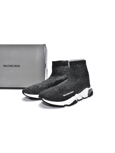 PKGoden  Balenciaga socks Sneaker Speed Trainer Silver 02