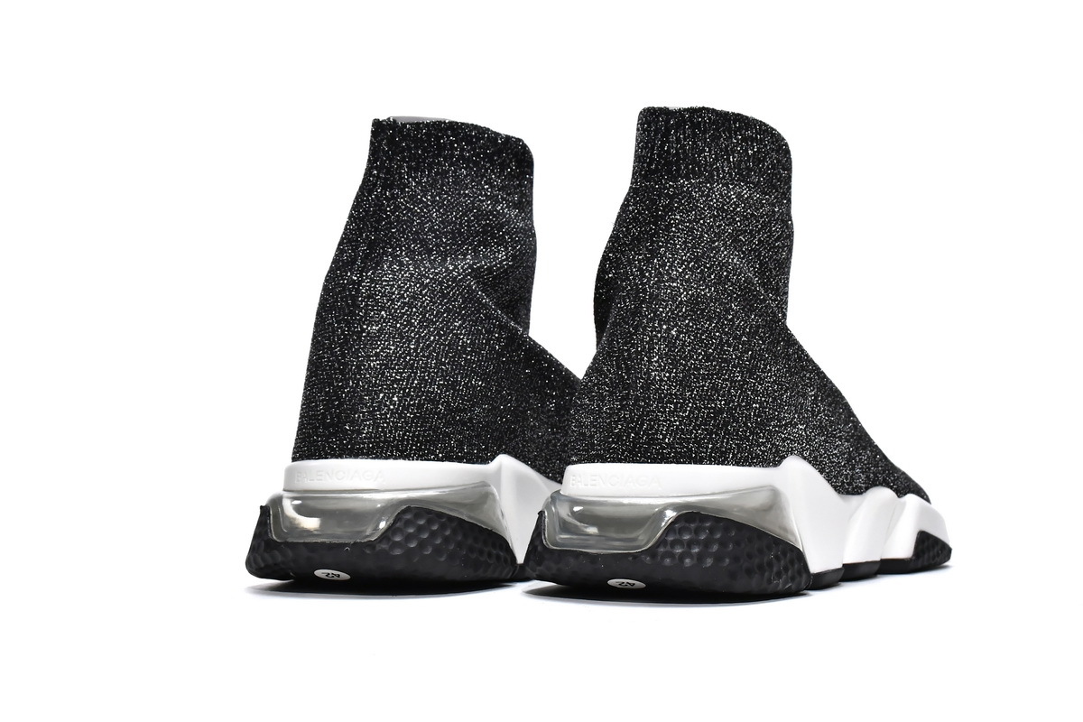 PKGoden  Balenciaga socks Sneaker Speed Trainer Silver