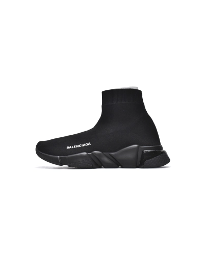 PKGoden  Balenciaga socks Sneaker Speed Trainer Black 01