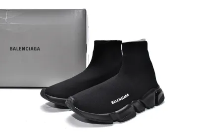 PKGoden  Balenciaga socks Sneaker Speed Trainer Black 02