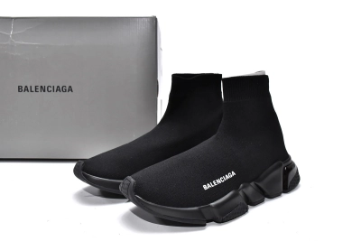 PKGoden  Balenciaga socks Sneaker Speed Trainer Black 02