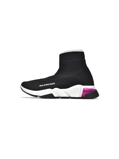 PKGoden  Balenciaga socks Sneaker Speed Trainer Black Purple 01