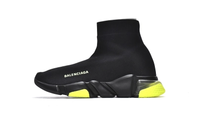 PKGoden  Balenciaga socks Sneaker Speed Trainer Black Green 01