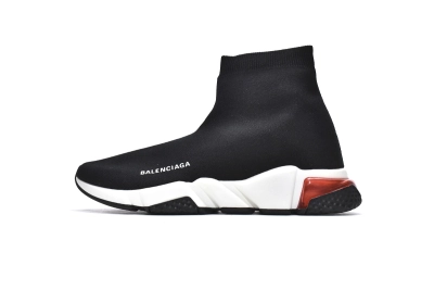 PKGoden  Balenciaga socks Sneaker Speed Trainer Black Orange 01