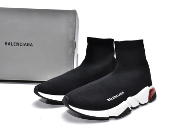 PKGoden  Balenciaga socks Sneaker Speed Trainer Black Orange 02