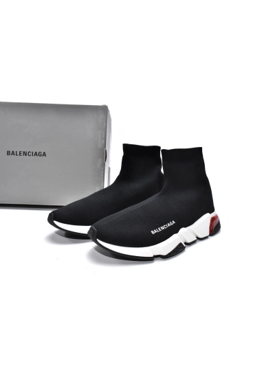 PKGoden  Balenciaga socks Sneaker Speed Trainer Black Orange 02