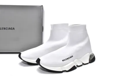 PKGoden  Balenciaga socks Sneaker Speed Trainer White 02