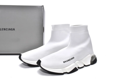 PKGoden  Balenciaga socks Sneaker Speed Trainer White 02