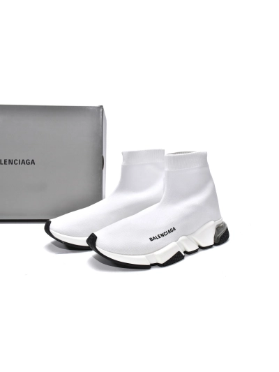 PKGoden  Balenciaga socks Sneaker Speed Trainer White 02