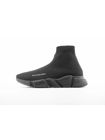 PKGoden  Balenciaga socks Sneaker Speed Runner all black 01