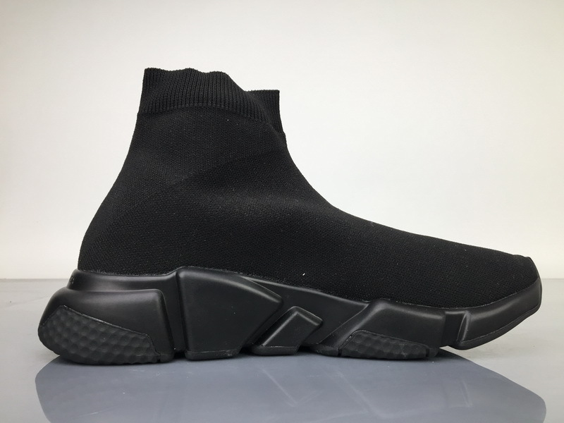PKGoden  Balenciaga socks Sneaker Speed Runner all black